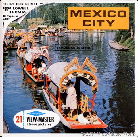 View-Master Mexico City (B002), Packet Cover