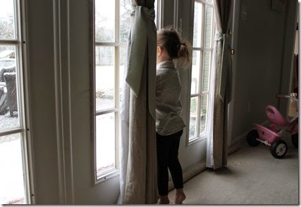 Zoey watching it snow & excited3