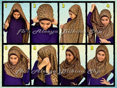 Cara Memakai Jilbab Pashmina Basic Style 2