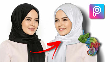 Cara Mengubah Warna Kerudung Hitam Menjadi Putih di PicsArt