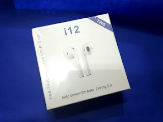 Earbuds Headset Bluetooth Wireless i12 TWS 5.0 Stereo Earphone