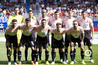 R. C. D. ESPANYOL DE BARCELONA. Temporada 2019-20. Diego López, Didac Vilà, Naldo, Javi López, Fernando Calero, Calleri. Ferreyra, Marc Roca, Víctor Sánchez, Melendo y Darder. S. D. EIBAR 1 R. C. D. ESPANYOL DE BARCELONA 2. 15/09/2019. Liga de 1ª División, jornada 4. Eibar, Guipúzcoa, estadio de Ipurúa (5.410 espectadores). GOLES: 1-0: Ramis (58’). 1-1: Facundo Ferreyra (76’). 1-2: Granero (79’).