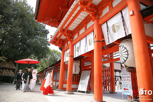 下鴨神社での結婚式撮影