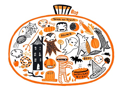 Kaitlyn McCane Illustration Festive halloween things