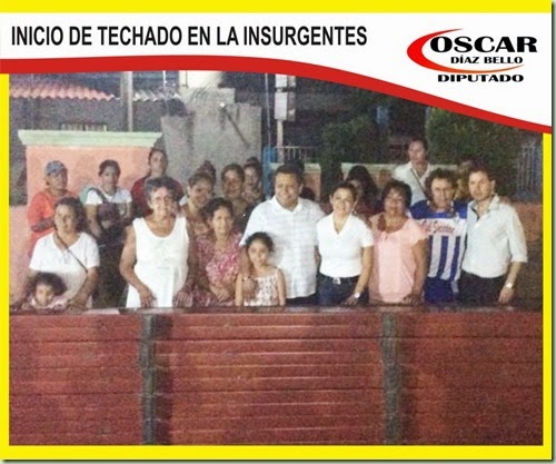 INICIA OSCAR DIAZ TECHADO