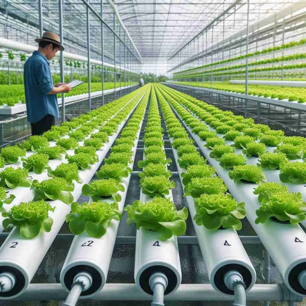 What are some common hydroponic crops?