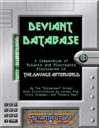 Deviant Database For Mutant Future Now Available!