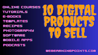 10 digital products to sell