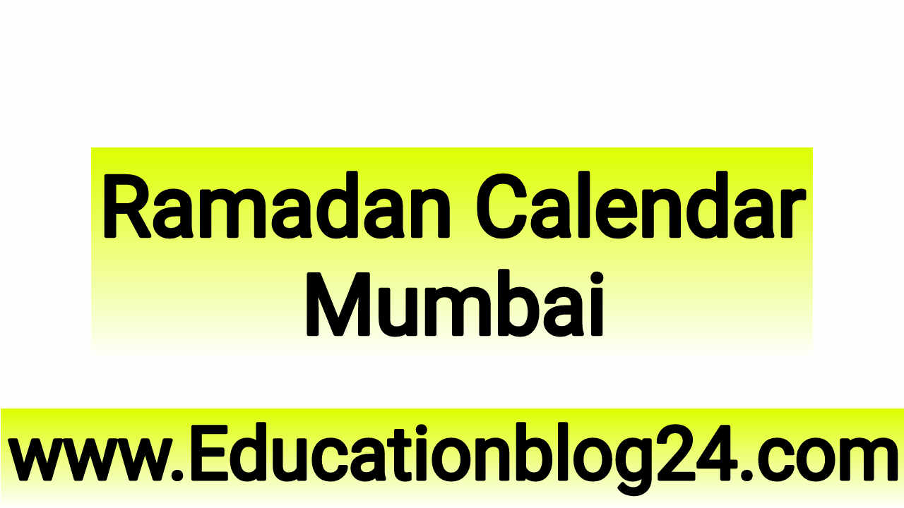 Ramadan Time Table 2022 Mumbai | Ramadan Time Table 2022 Mumbai