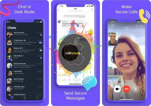 Viber Messenger Video Chat لقطة شاشة لتطبيق iPhone و iPad