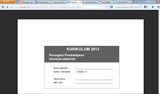 program semeseter kurikulum 2013