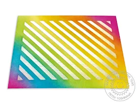 Sunny Studio Stamps: Textured Backgrounds using Frilly Frames Dies with Therm-o-web Deco Foil Metallix Gel