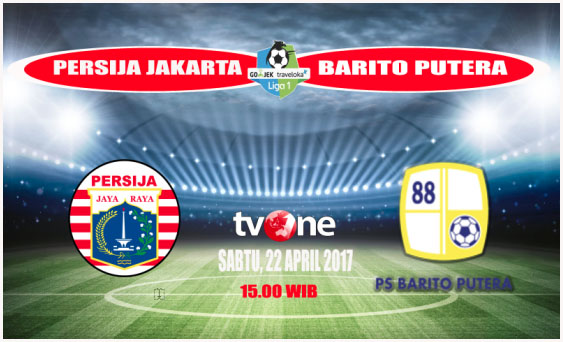 Hasil Skor Persija vs Barito Liga 1 Tanggal 22 April 2017 ( Skor akhir 1:1 )
