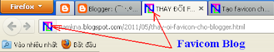 Thay đổi Favicom cho blogger