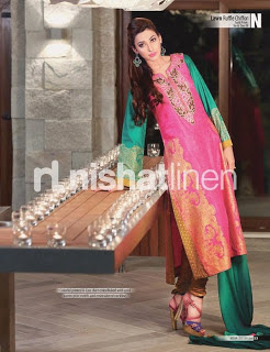 Nishat Eid Collection 2013 | Pret Ready to wear | Lawn Ruffle Chiffon