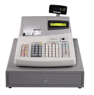 Cash register atau dalam bahasa Indonesia disebut mesin kasir yaitu peralatan mekanik atu Cash Register : Cash Register Manual, Cash Register Listrik, Cash Register Elektronik