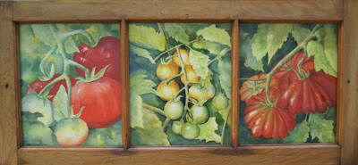 Danielle Beaulieu's watercolour of tomatoes