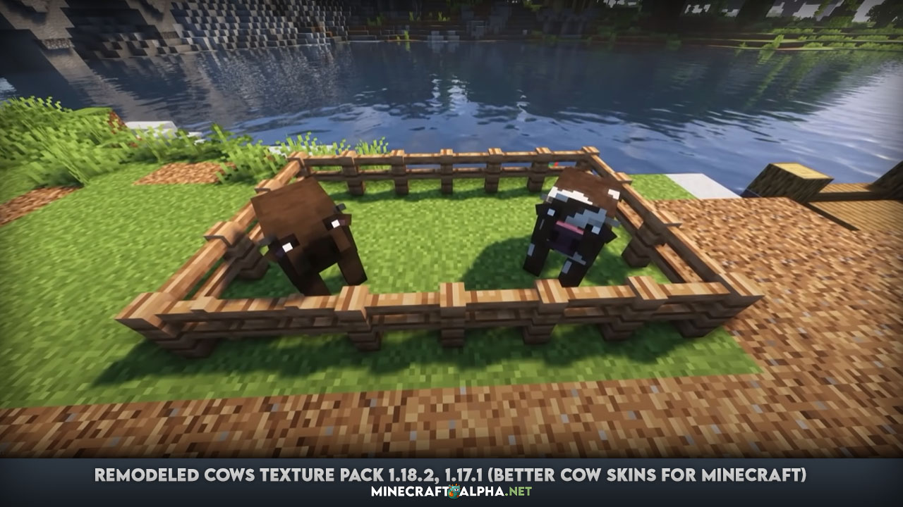 Remodeled Cows Texture Pack 1.18.2, 1.17.1 (Better Cow Skins for Minecraft)