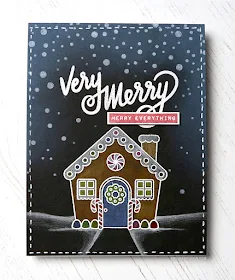 Sunny Studio Stamps: Sunny Saturday Jolly Gingerbread Customer Card Share by Kristina Werner