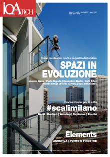 IOArch. Costruzioni e impianti 69 - Marzo & Aprile 2017 | CBR 96 dpi | Bimestrale | Architettura | Edilizia | Impianti
IOArch si rivolge ai professionisti italiani che affrontano la complessità del progetto a partire dai temi attuali del costruire, del vivere e dell’abitare.
Il mensile - 10 numeri all’anno - si propone come strumento di dibattito e vetrina di soluzioni.
L’intervento di apertura è in genere un’intervista a un protagonista del dibattito internazionale.
Il giornale privilegia un approccio multidisciplinare che considera l’ambiente e l’energia, la sociologia, la scienza dei materiali, la storia, l’arte e la passione elementi fondanti per un’architettura bella, funzionale e sostenibile e per una nuova responsabilità del progetto.