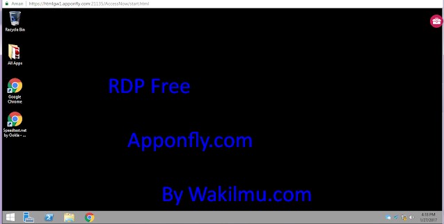 Cara Mendapatkan RDP FREE dan Membuat RDP Gratis Trial di Apponfly.com