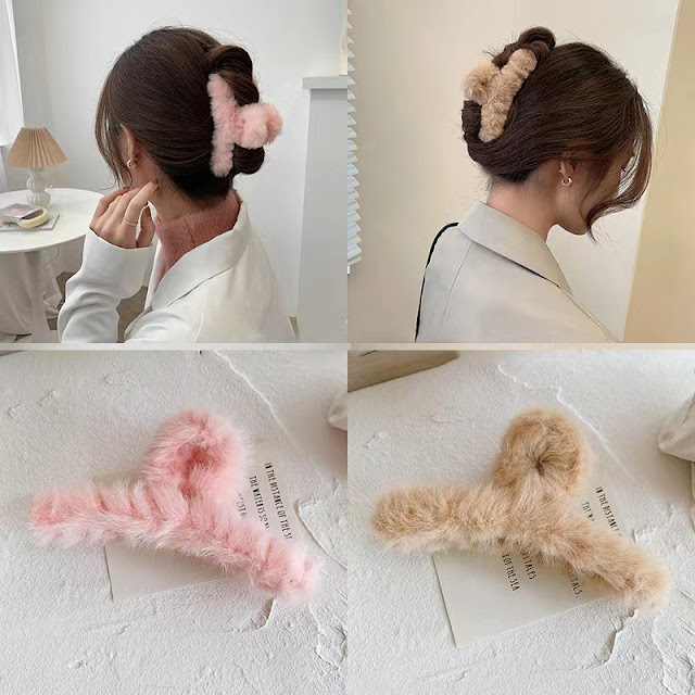 Korean Soft Furry Hair Claws
