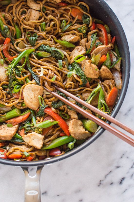 This chicken chow mein is just as good as takeout, and it's ready in just 30 minutes! It is made with easy-to-find ingredients.