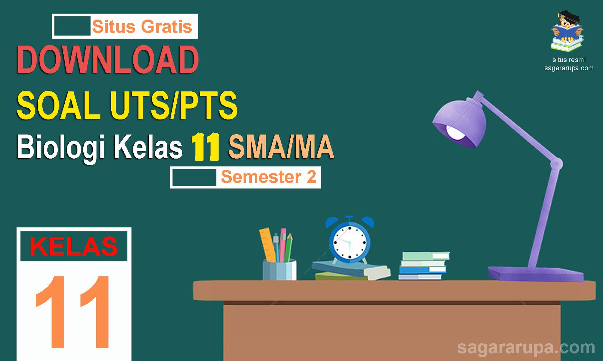 Contoh Soal UTS/PTS Biologi SMA/MA Kelas 11 Semester 2