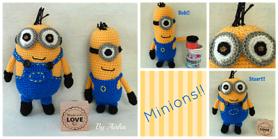 minions amigurumi con patron gratis