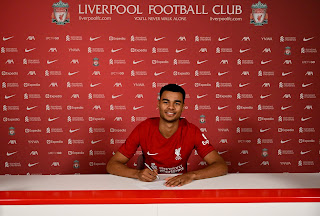 Forward Cody Gakpo joins Premier League club Liverpool from Eredivisie club PSV Eindhoven