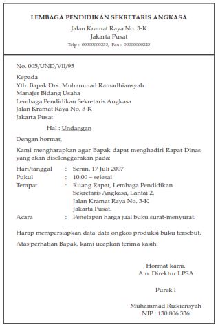 Yuk Lihat 11+ Pengertian Surat Undangan Terlengkap 