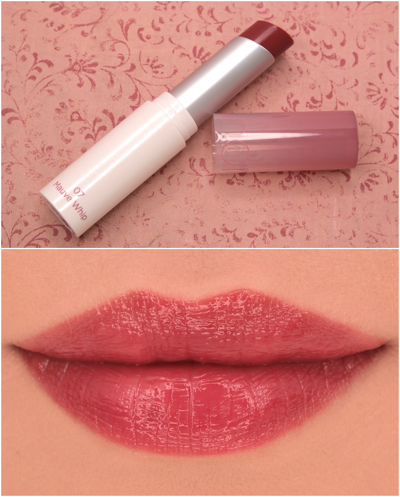 Romand | Glasting Melting Balm in "07 Mauve Whip": Review and Swatches