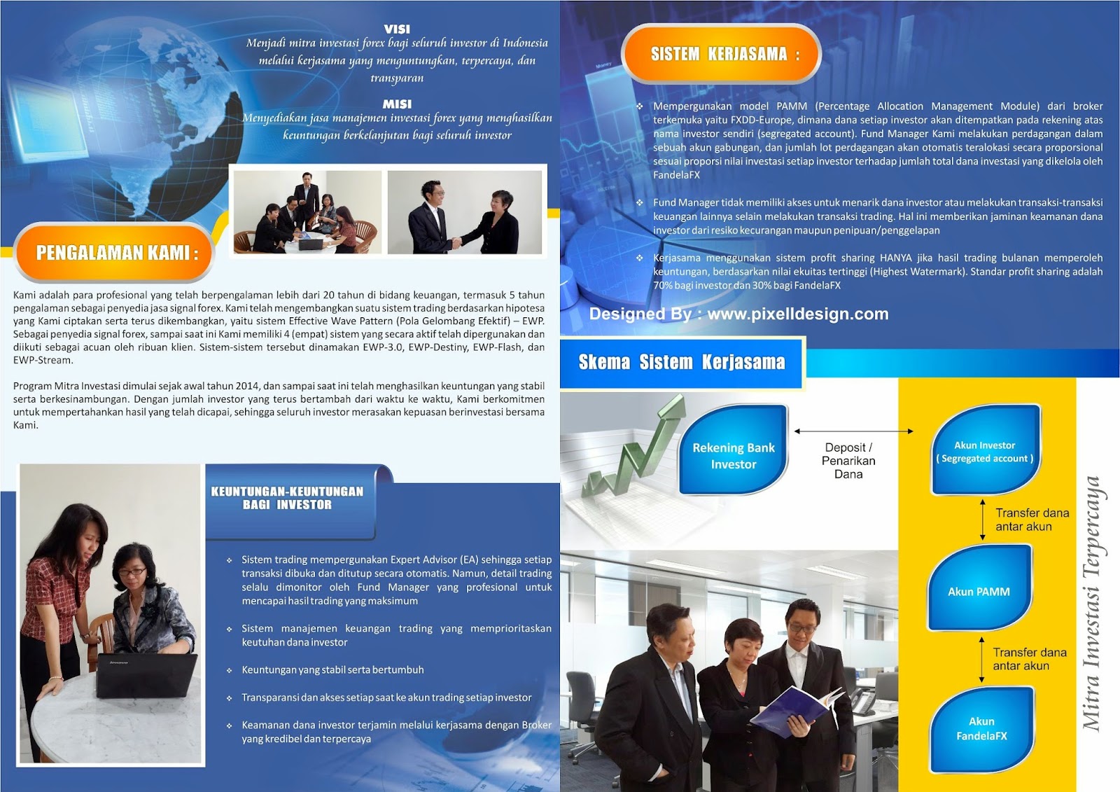 Contoh Desain Brosur Company Profile 