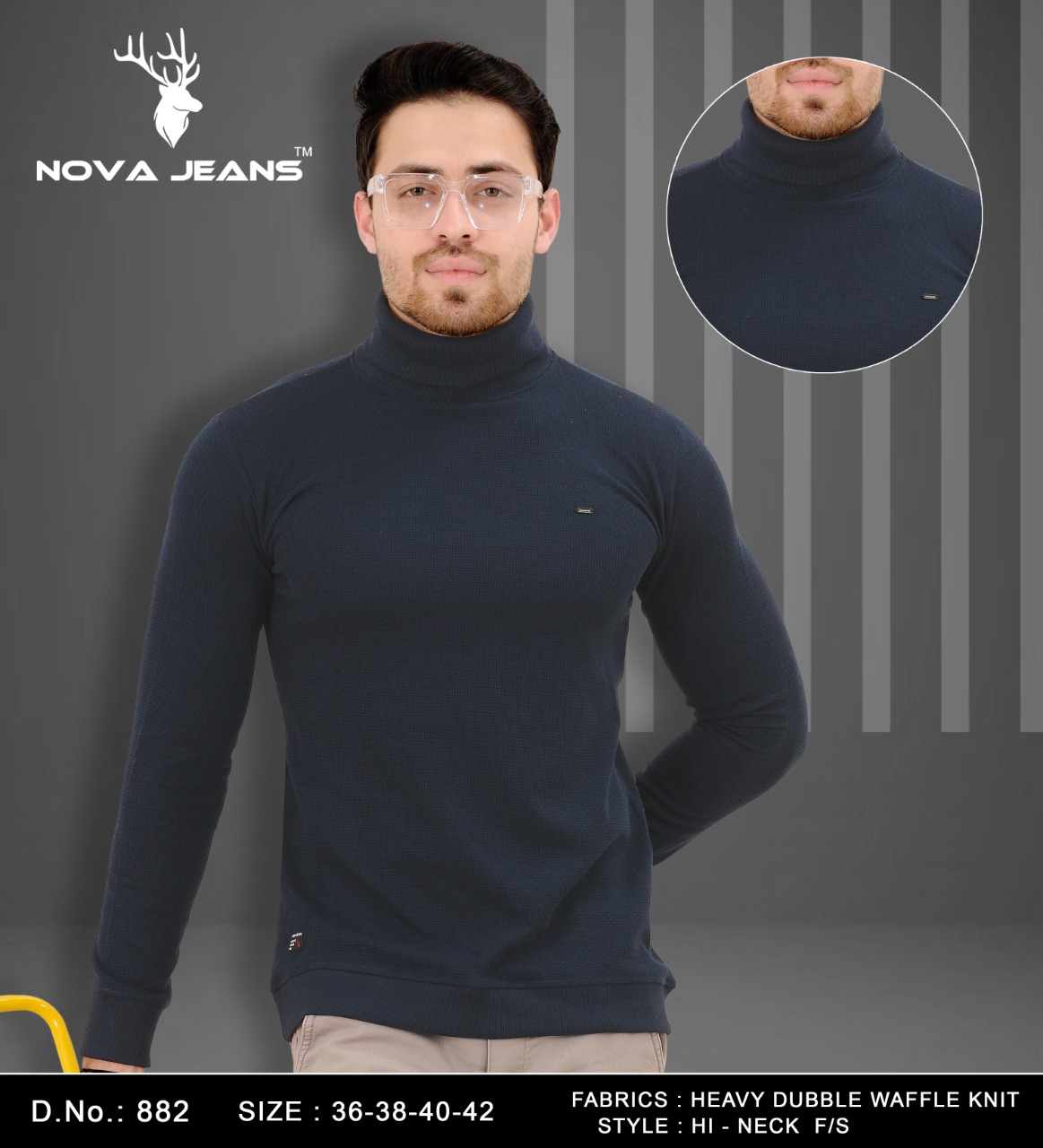 Nova Jeans Vol 882 Full Sleeves Latest Mens Tshirts Catalog Lowest Price