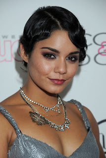 Vanessa Hudgens chic 1920s style finger wave hairstyle