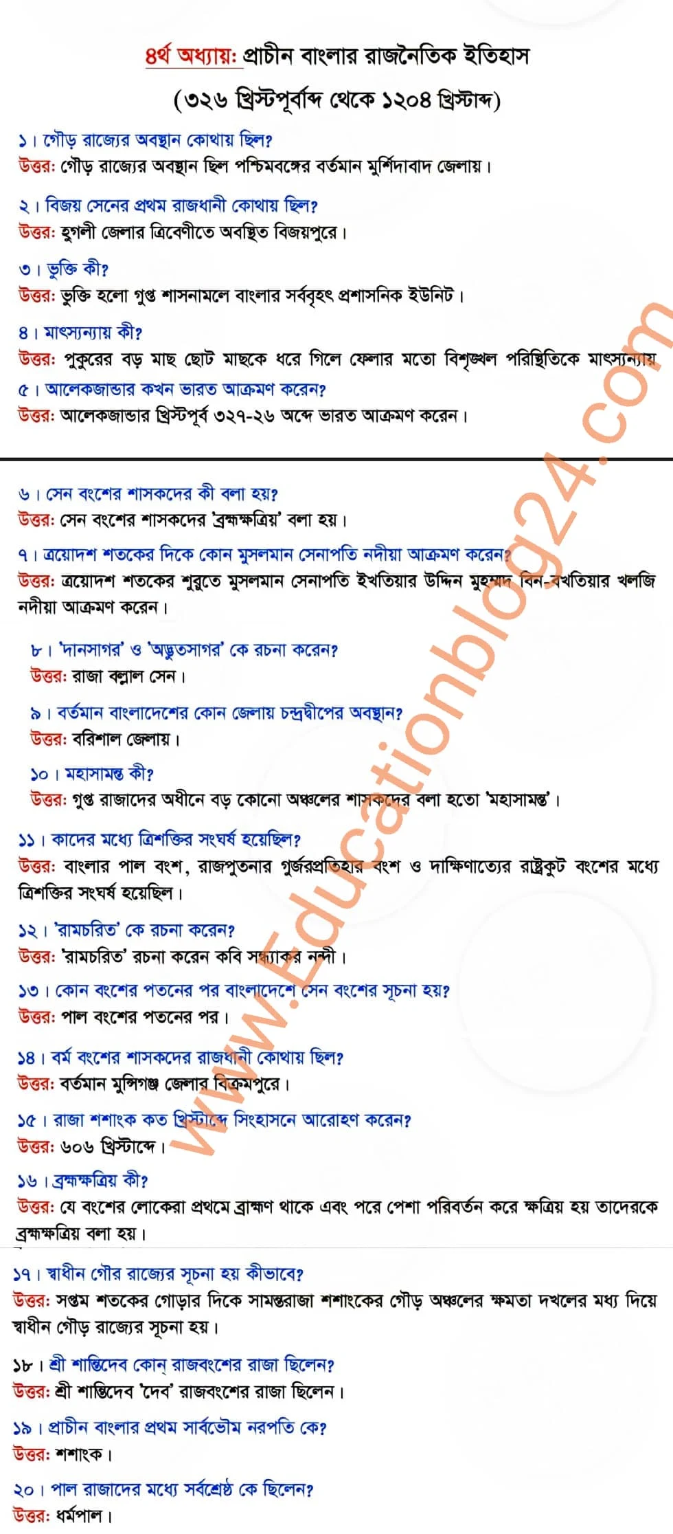 এসএসসি বাংলাদেশের ইতিহাস ও বিশ্বসভ্যতা সাজেশন ২০২২ (ফাইনাল সকল বোর্ড ১০০% কমন) | এসএসসি বাংলাদেশের ইতিহাস ও বিশ্বসভ্যতা প্রশ্ন ২০২২