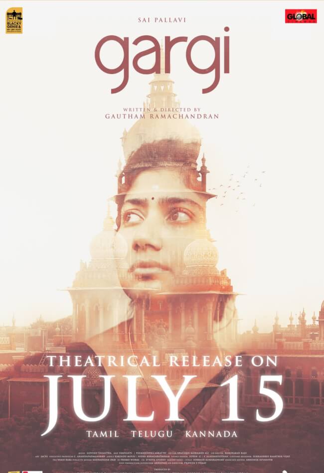 Sai Pallavi, Aishwarya Lekshmi 2022 Telugu film 'Gargi' Wiki, Poster, Release date, Songs list