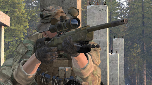 Arma3用現代軍MODのM40A5狙撃銃
