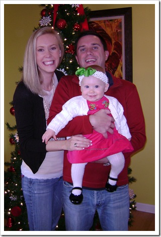 Fam in front of tree