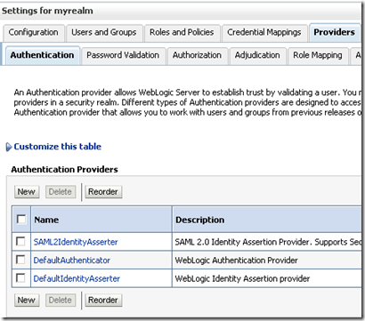 AuthenticationProviders