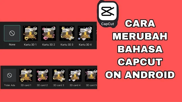 Cara Mengubah Bahasa di Capcut