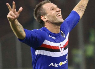 La Sampdoria si aggrappa a Cassano