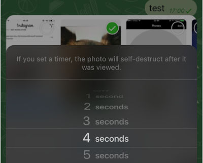 telegram самоудаляющиеся секретные сообщения