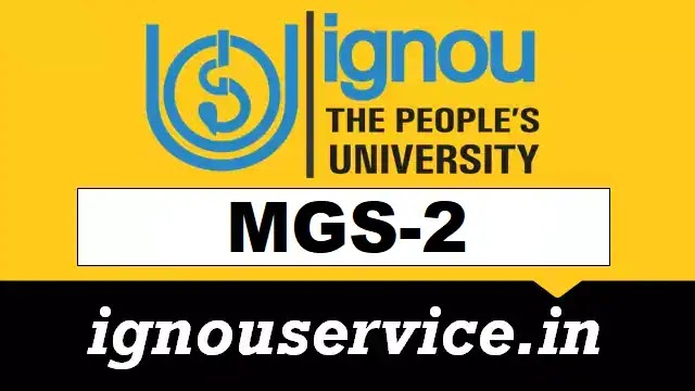 MGS-2 Solved Assignment English Medium 2025-26