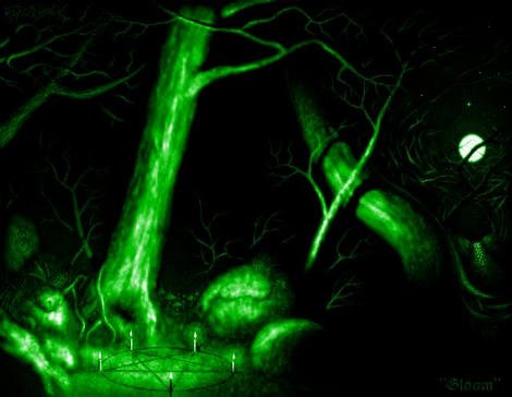 Green Halloween Backgrounds Green Halloween Night Background