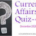 December Current Affairs Quiz-4 (#currentAffairs)(#compete4exams)(#eduvictors)