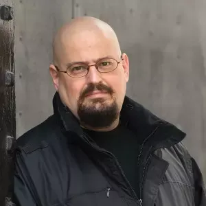 Una fotografia di Charles Stross