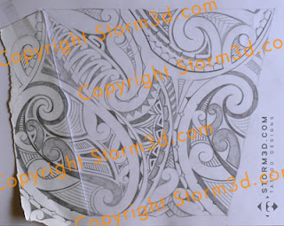 forearm maori kirituhi style tattoo