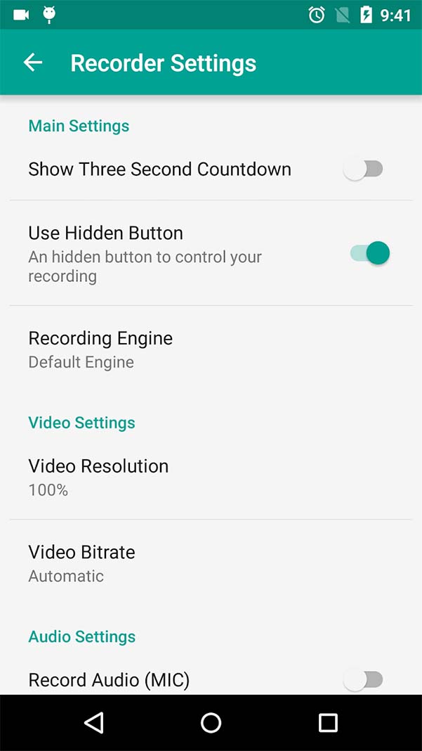 ADV Screen Recorder - App quay video màn hình điện thoại Android b2