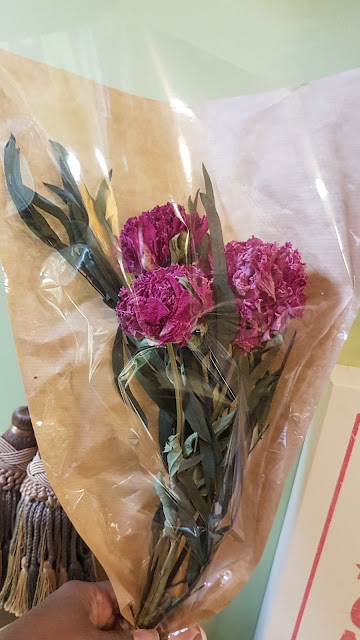 Dried Peony bunches, the Camellia